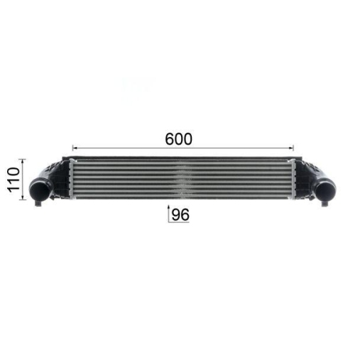 MAHLE Ladeluftk&uuml;hler BEHR *** PREMIUM LINE *** CI 668 000P