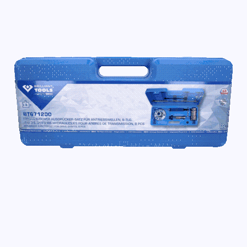 Hydraulischer Ausdr&uuml;cker-Satz f&uuml;r Antriebswellen, 8-tlg BRILLIANT TOOLS BT671200