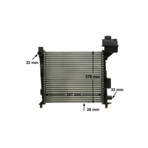 MAHLE Kühler, Motorkühlung BEHR *** PREMIUM LINE *** CR 322 000P