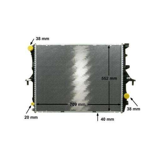 MAHLE Kühler, Motorkühlung BEHR *** PREMIUM LINE *** CR 569 000P