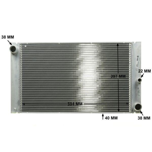 MAHLE Kühler, Motorkühlung BEHR *** PREMIUM LINE *** CR 579 000P