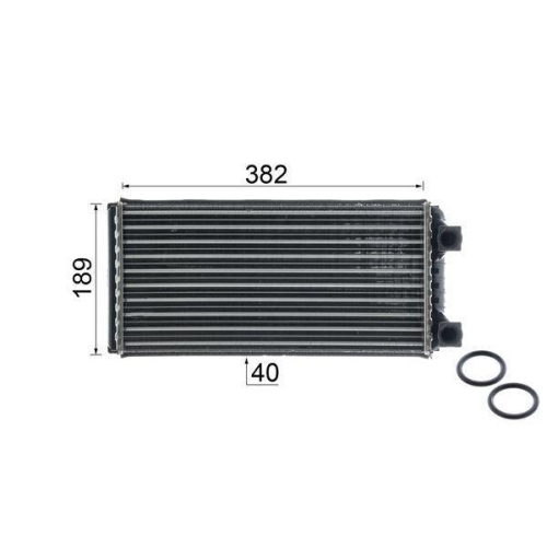 MAHLE W&auml;rmetauscher, Innenraumheizung BEHR *** PREMIUM LINE *** AH 133 000P