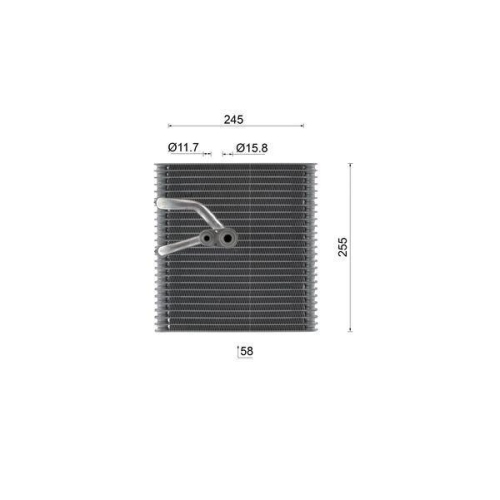 MAHLE Verdampfer, Klimaanlage BEHR AE 214 000S