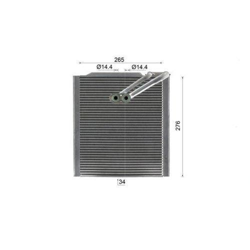 MAHLE Verdampfer, Klimaanlage BEHR AE 215 000S