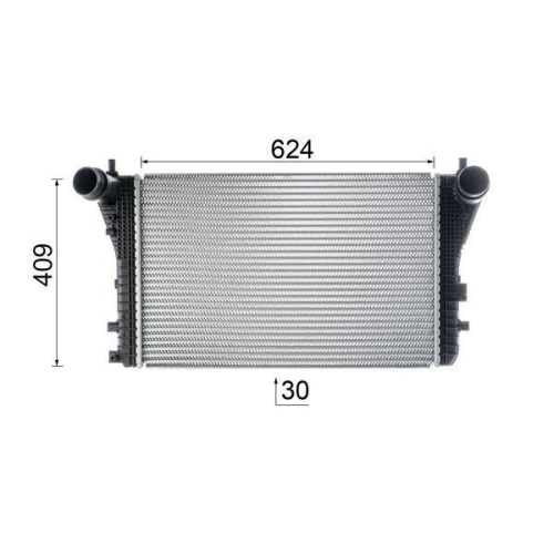 MAHLE Ladeluftkühler BEHR *** PREMIUM LINE *** CI 555 000P