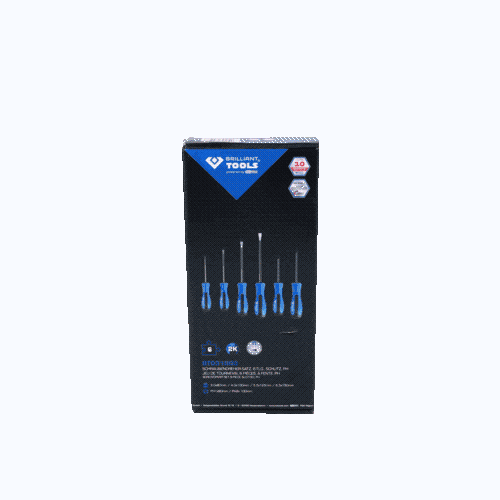 Schraubendreher-Satz, 6-tlg, Schlitz, PH Phillips BRILLIANT TOOLS BT031000