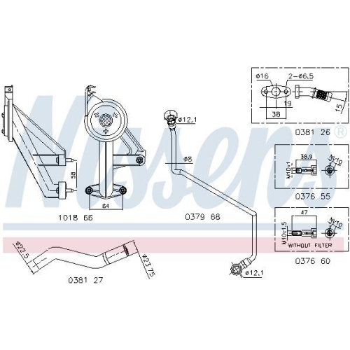 NISSENS Montagesatz, Lader 9300908