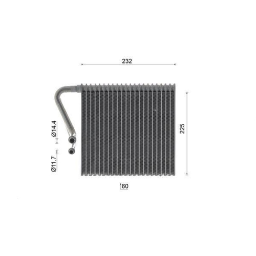 MAHLE Verdampfer, Klimaanlage BEHR AE 216 000S