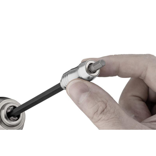 VIGOR Bithalter mit Magnetring lang 1/4Zoll 6kt massiv/hohl 150mm V7601-150