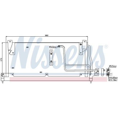 NISSENS Kondensator, Klimaanlage ** FIRST FIT ** 94228