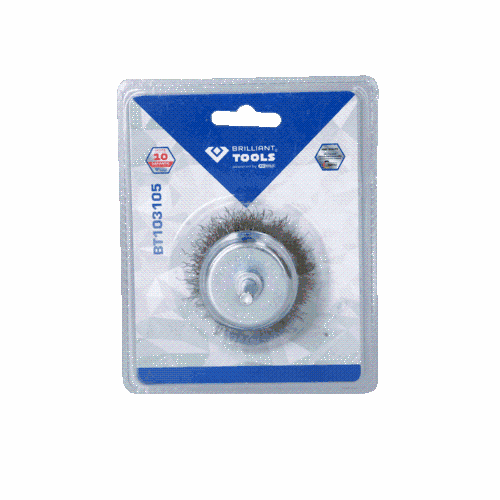 Topfb&uuml;rste, Durchmesser 50 mm mit 6 mm Aufnahme BRILLIANT TOOLS BT103105