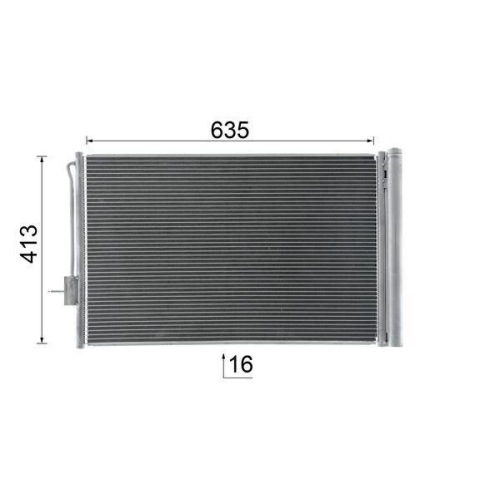 MAHLE Kondensator, Klimaanlage BEHR AC 1052 000S