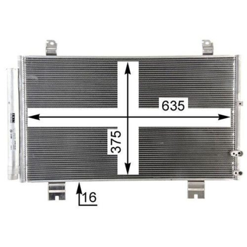 MAHLE Kondensator, Klimaanlage BEHR *** PREMIUM LINE *** AC 69 000P