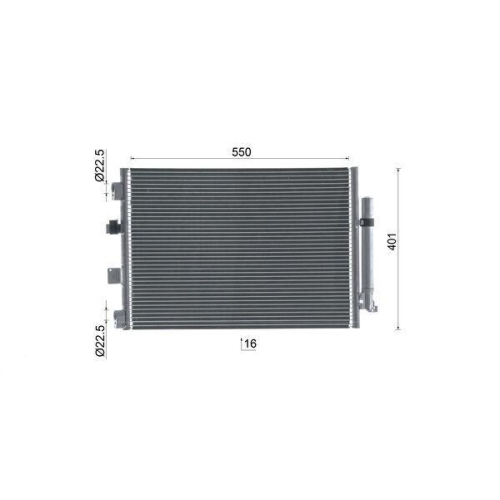 MAHLE Kondensator, Klimaanlage BEHR AC 1137 000S