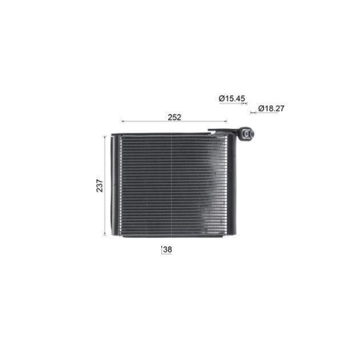 MAHLE Verdampfer, Klimaanlage BEHR AE 230 000S