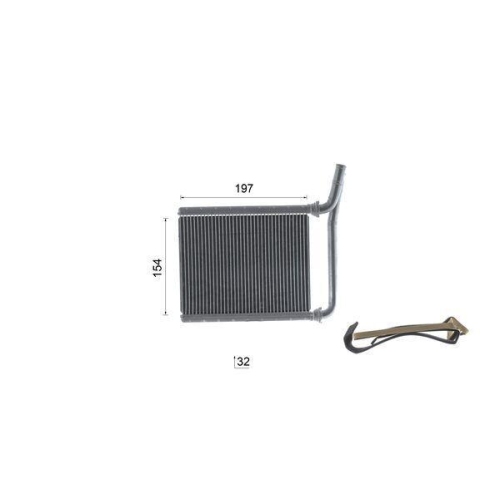 MAHLE W&auml;rmetauscher, Innenraumheizung BEHR AH 323 000S