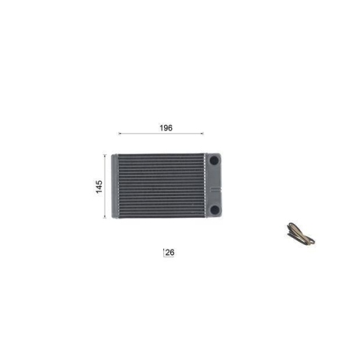 MAHLE W&auml;rmetauscher, Innenraumheizung BEHR AH 341 000S