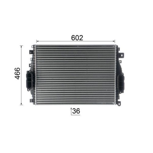 MAHLE Ladeluftk&uuml;hler BEHR *** PREMIUM LINE *** CI 377 000P