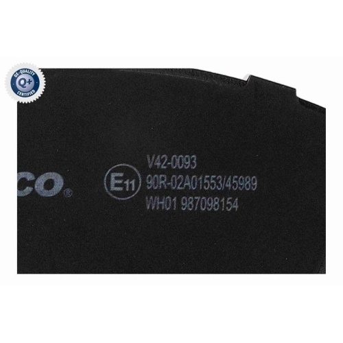 VAICO Bremsbelagsatz, Scheibenbremse Q+, Erstausr&uuml;sterqualit&auml;t V42-0093