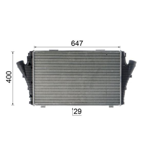 MAHLE Ladeluftk&uuml;hler BEHR *** PREMIUM LINE *** CI 548 000P