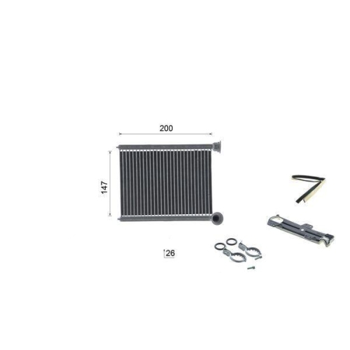MAHLE W&auml;rmetauscher, Innenraumheizung BEHR AH 325 000S