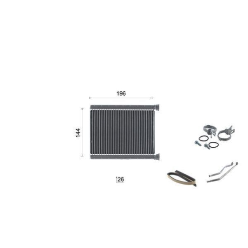 MAHLE W&auml;rmetauscher, Innenraumheizung BEHR AH 324 000S