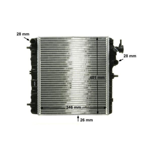 MAHLE K&uuml;hler, Motork&uuml;hlung BEHR *** PREMIUM LINE *** CR 1116 000P