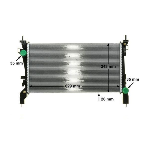 MAHLE K&uuml;hler, Motork&uuml;hlung BEHR *** PREMIUM LINE *** CR 1131 000P