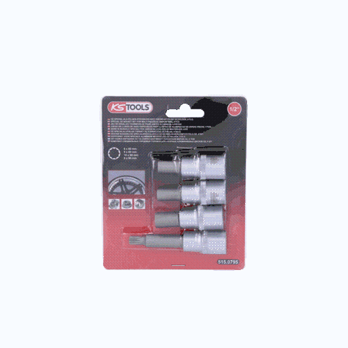 OZ Spezial-Alu-Felgen-Stecknuss-Satz f&uuml;r mehrteilige OZ-Felgen, 4-tlg KS TOOLS