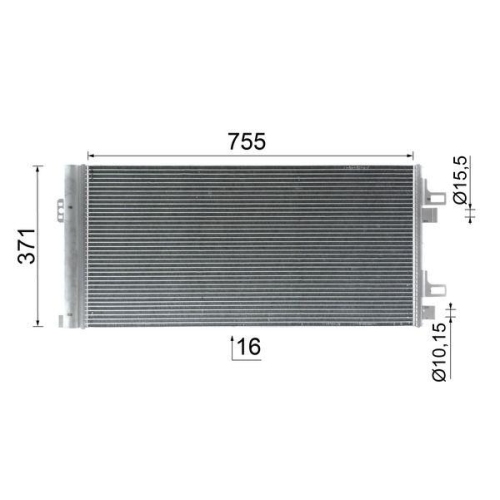 MAHLE Kondensator, Klimaanlage BEHR *** PREMIUM LINE *** AC 1122 000P