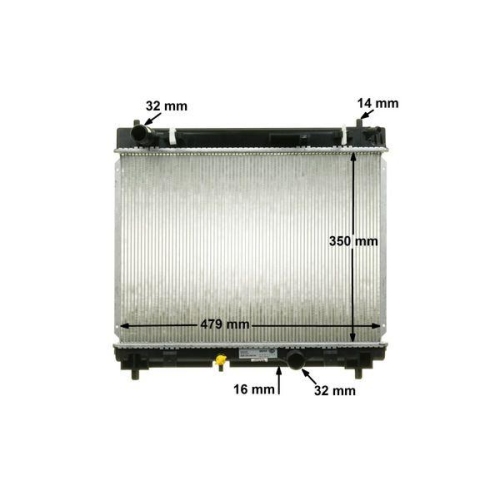 MAHLE Kühler, Motorkühlung BEHR CR 1205 000S