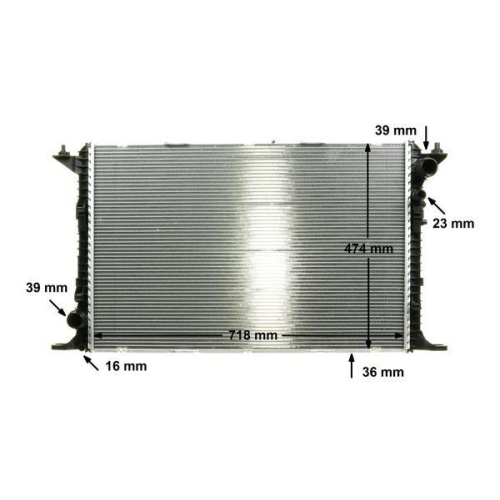 MAHLE Kühler, Motorkühlung BEHR *** PREMIUM LINE *** CR 1026 000P