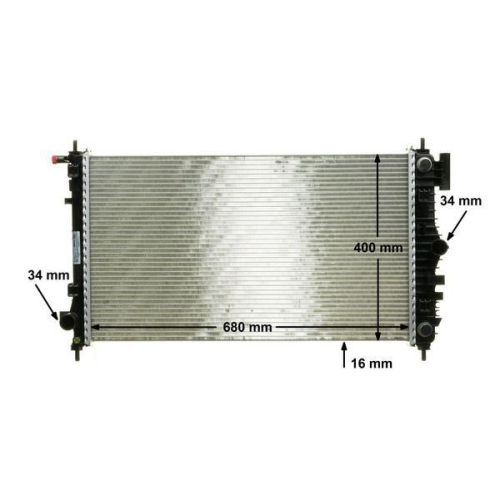 MAHLE Kühler, Motorkühlung BEHR *** PREMIUM LINE *** CR 1098 000P