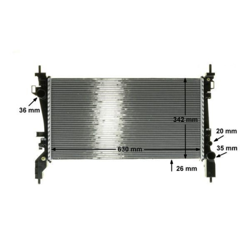 MAHLE K&uuml;hler, Motork&uuml;hlung BEHR *** PREMIUM LINE *** CR 1120 000P