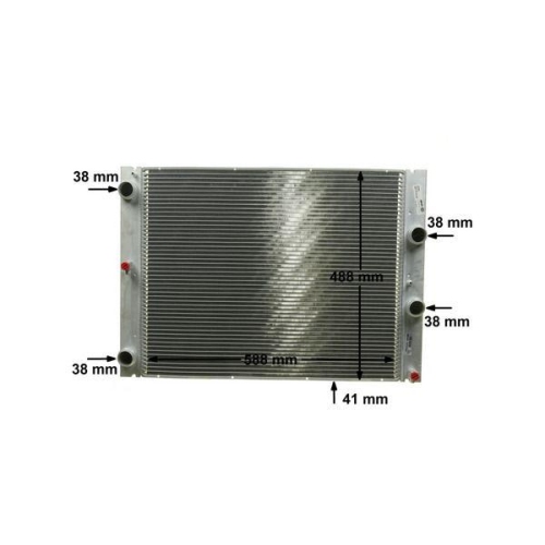 MAHLE Kühler, Motorkühlung BEHR *** PREMIUM LINE *** CR 1158 000P