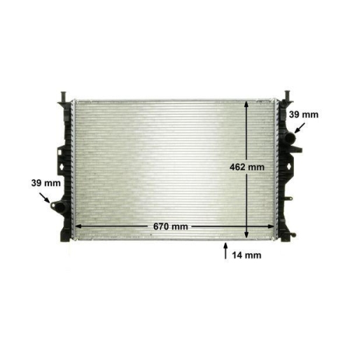 MAHLE K&uuml;hler, Motork&uuml;hlung BEHR *** PREMIUM LINE *** CR 906 000P