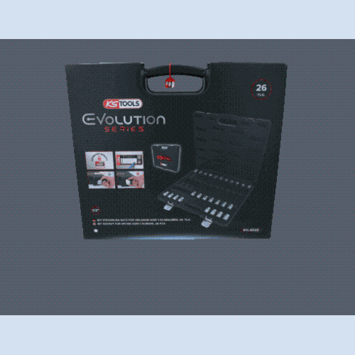1/2 Zoll Bit-Stecknuss-Satz f&uuml;r Vielzahn (XZN)-Schrauben, 26-tlg KS TOOLS