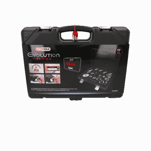 Universal-Entl&uuml;fterstutzen-Adapter-Satz zur Bremsenentl&uuml;ftung 17-tlg 160.0815