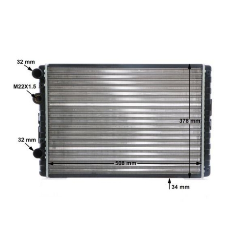 MAHLE Kühler, Motorkühlung BEHR CR 506 000S