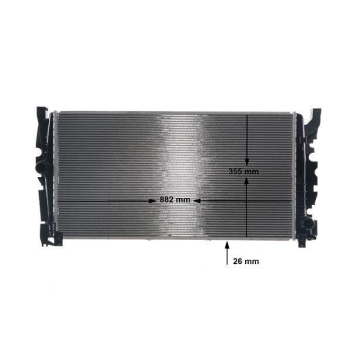 MAHLE Kühler, Motorkühlung BEHR CR 2323 000S