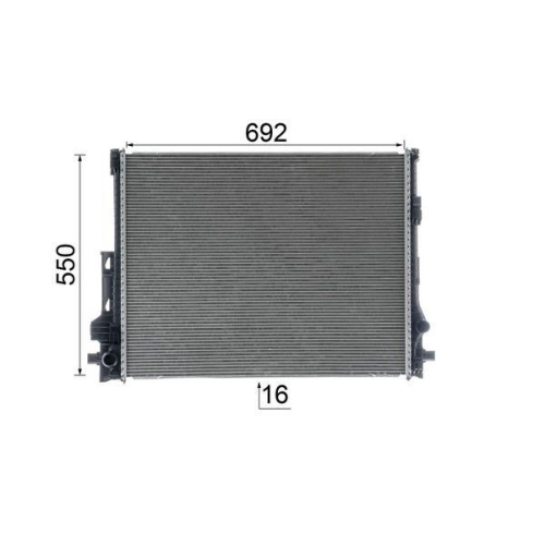 MAHLE K&uuml;hler, Motork&uuml;hlung BEHR *** PREMIUM LINE *** CR 2607 000P