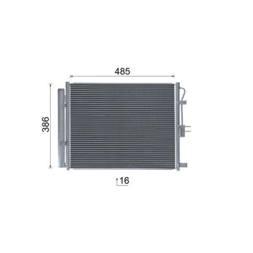 MAHLE Kondensator, Klimaanlage BEHR AC 957 000S