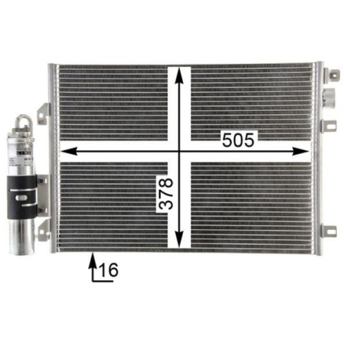 MAHLE Kondensator, Klimaanlage BEHR *** PREMIUM LINE *** AC 860 000P