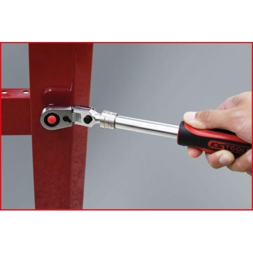 1/2 Zoll SlimPOWER Teleskop-Gelenk-Umschaltknarre, 72 Zahn KS TOOLS 914.1220