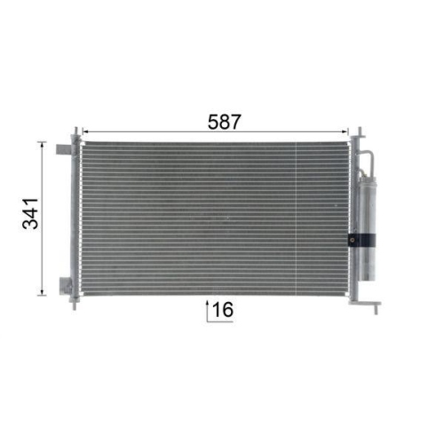 MAHLE Kondensator, Klimaanlage BEHR AC 559 000S