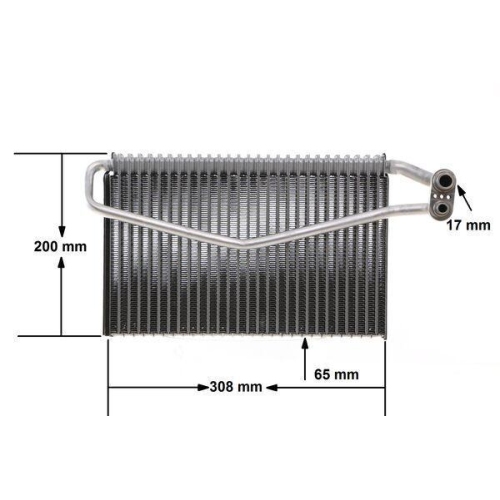 MAHLE Verdampfer, Klimaanlage BEHR AE 67 000S