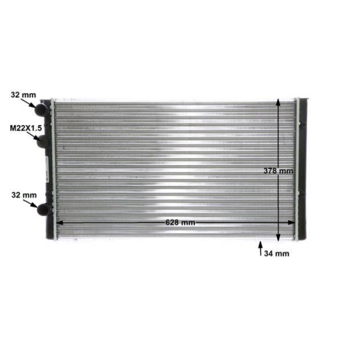 MAHLE Kühler, Motorkühlung BEHR CR 401 000S