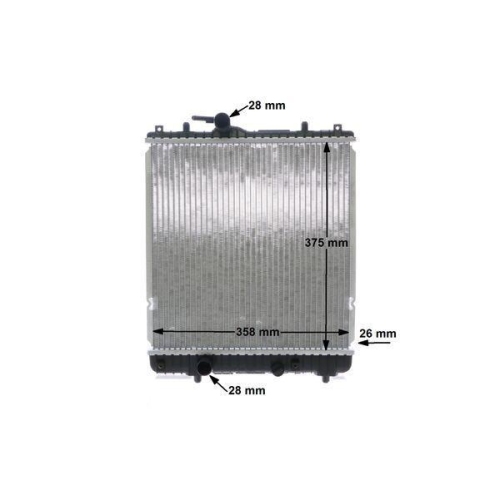 MAHLE K&uuml;hler, Motork&uuml;hlung BEHR CR 837 000S