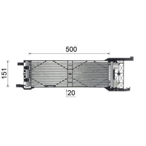 MAHLE &Ouml;lk&uuml;hler, Automatikgetriebe BEHR *** PREMIUM LINE *** CLC 325 000P
