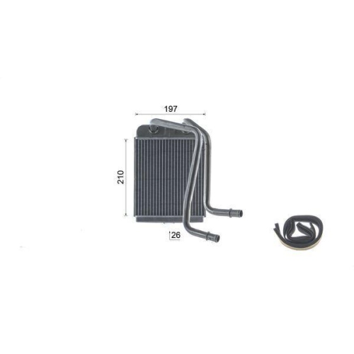 MAHLE Wärmetauscher, Innenraumheizung BEHR